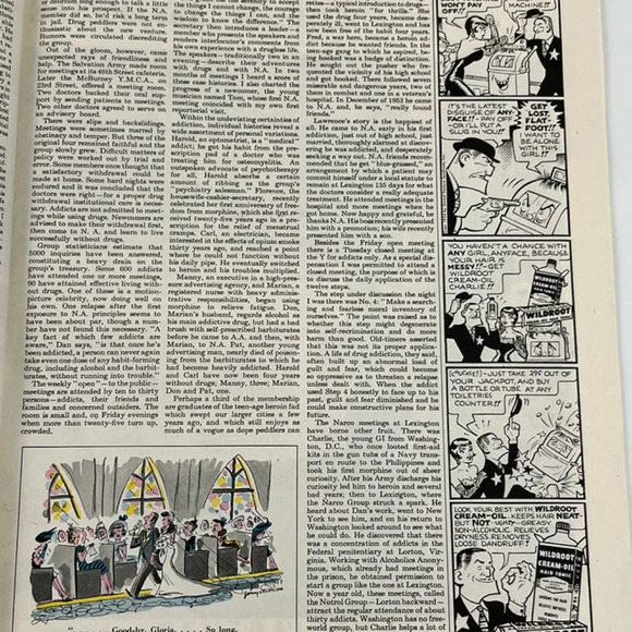 Saturday Evening Post from August 7,1954 - The Drug Addicts Who Cure One Another - Picture 6 of 11